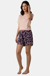 Amante Viscose Shorts - Shadow Purple Floral Print — thumbnail 5